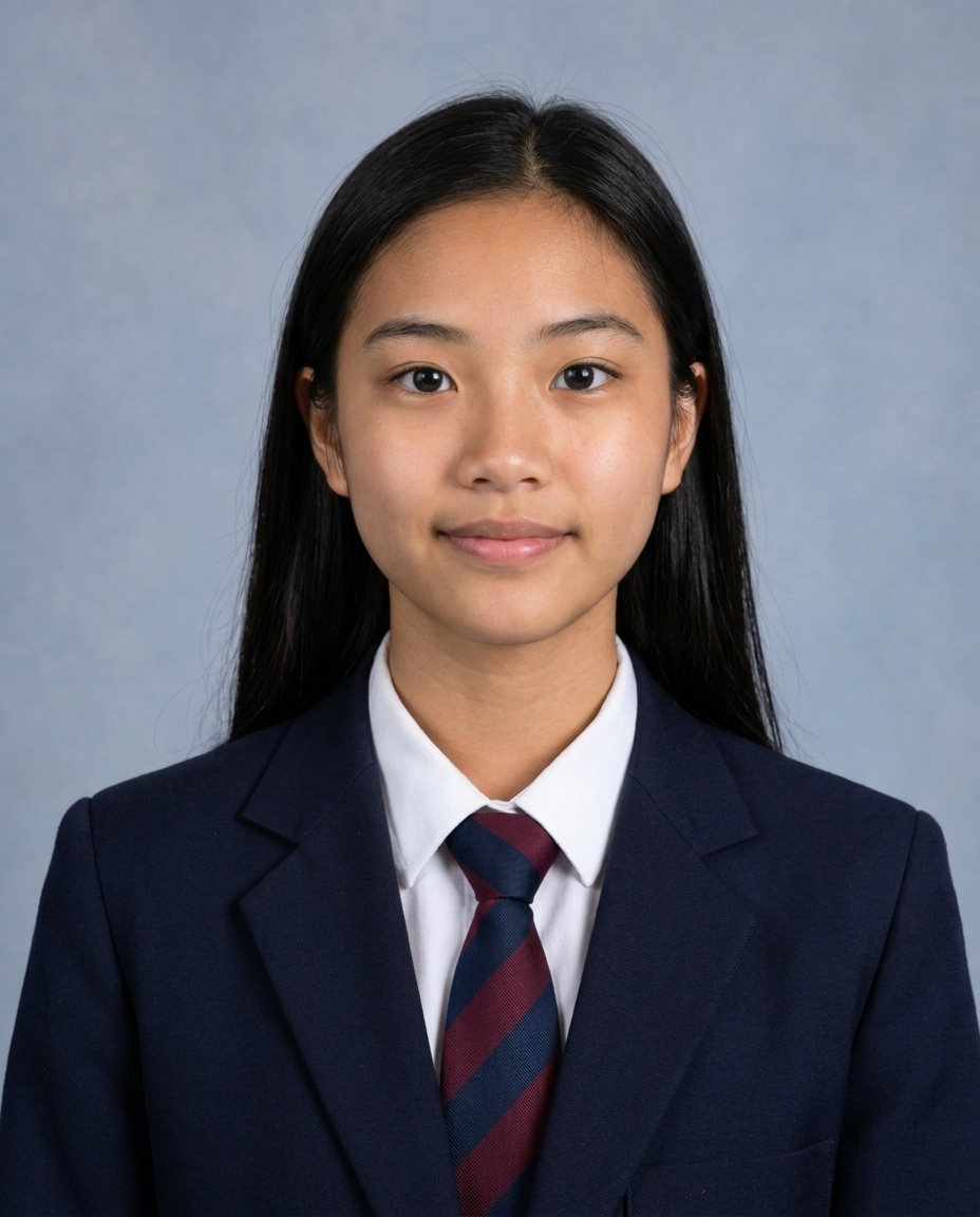 Samantha Chen school identification portrait at age fifteen